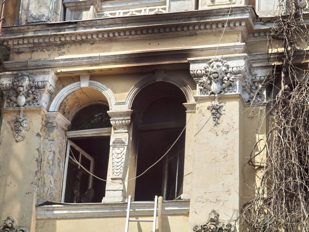 В центре Одессы горел памятник архитектуры. Фото