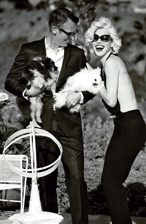 Милла Йовович перевоплотилась в Мэрилин Монро. Фото