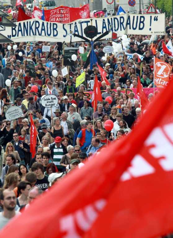 Акція "Захопи Франкфурт" зібрала 20 тисяч чоловік