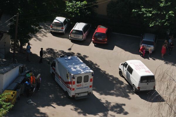 У центрі Києва горіло агентство нерухомості. Фото 
