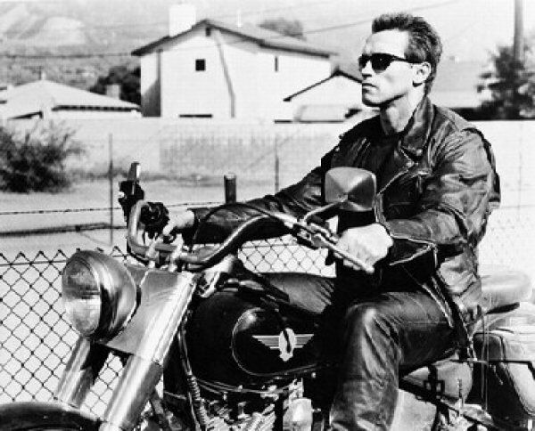 "Терминатор" оброс бородой и снова сел на мотоцикл. Фото