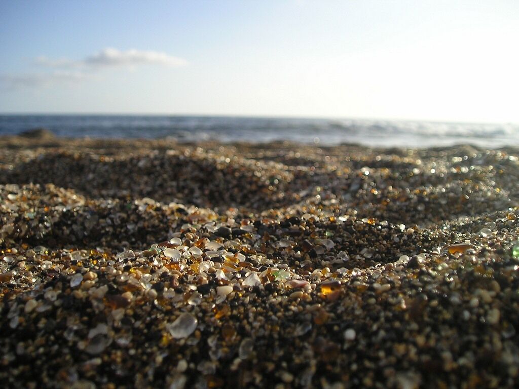 Стеклянный пляж, Форт Брэгг