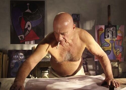 Познер зіграє Пікассо у фільмі Парфьонова. Фото