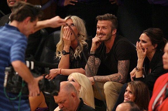 Бекхэмы ведут себя, как молодожены. Фото