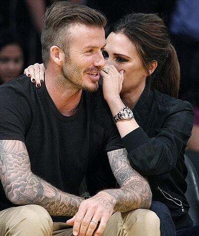 Бекхэмы ведут себя, как молодожены. Фото