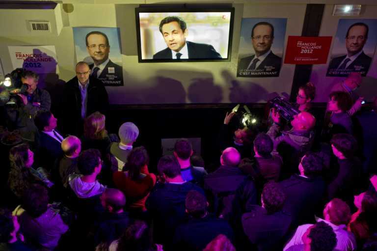 Саркози и Олланд провели дебаты. Фото. Видео