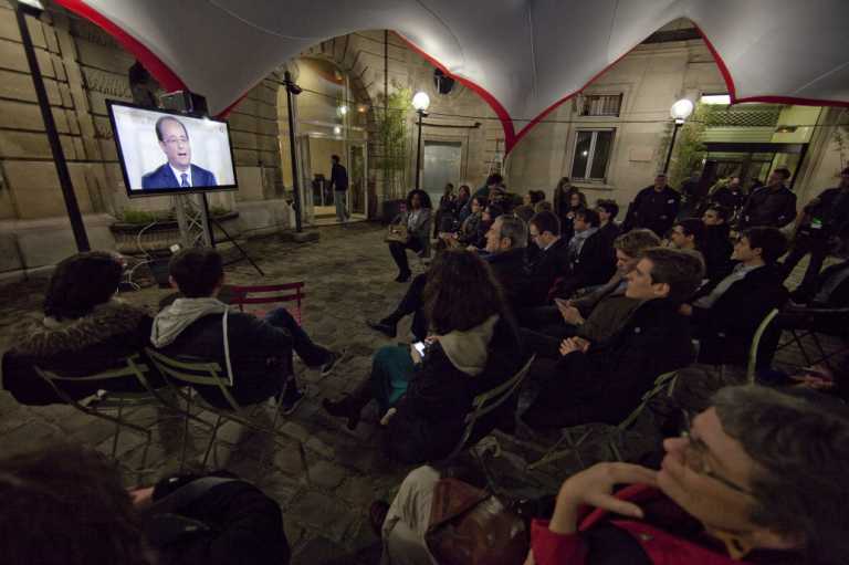Саркози и Олланд провели дебаты. Фото. Видео