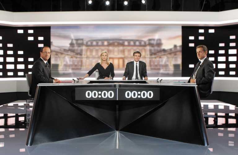 Саркози и Олланд провели дебаты. Фото. Видео