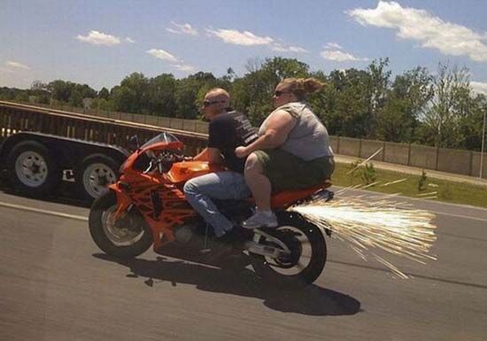 Очумелые мотоциклисты. Фото 