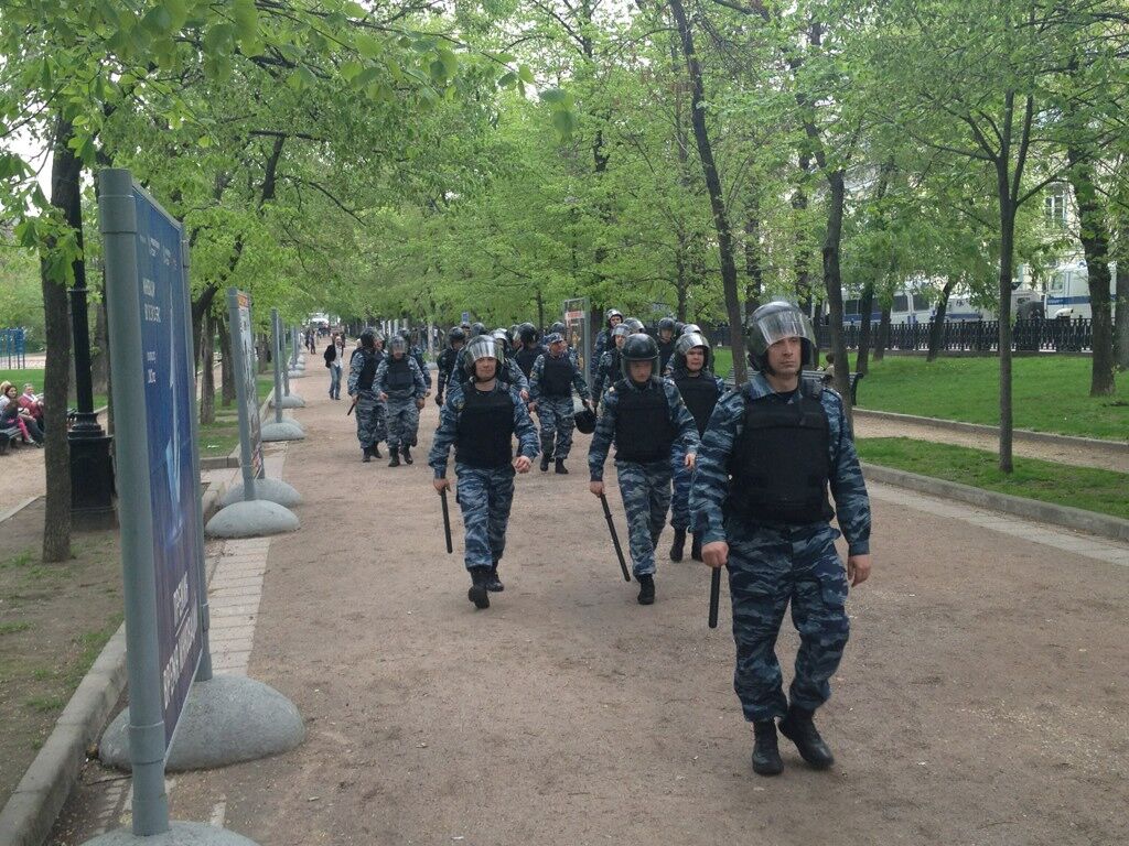 В Москве задержали 120 протестующих