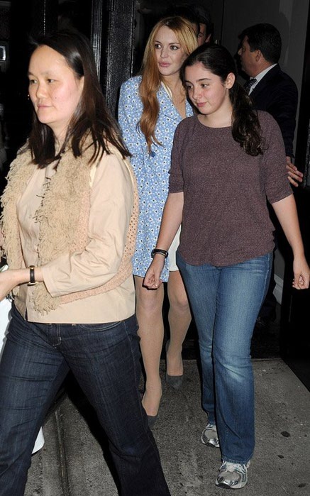 Лохан встретилась за ужином с Вуди Алленом. Фото 