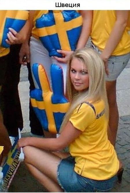 Болельщицы Евро-2012 из разных стран. Фото