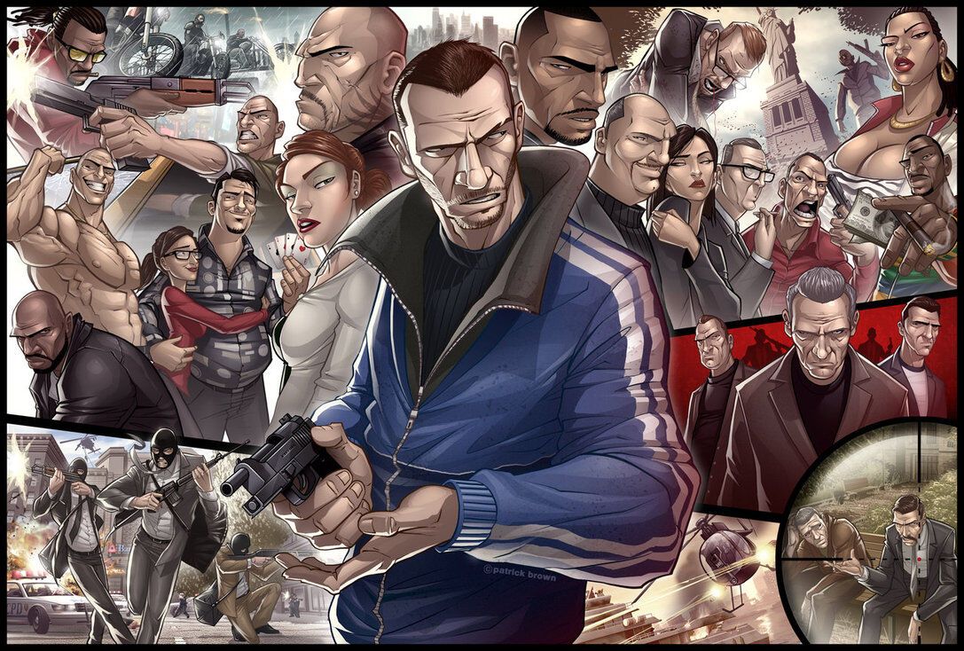 Новые арты игры GTA 5 с участием главного героя. Фото