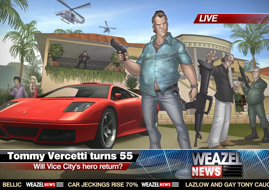 Новые арты игры GTA 5 с участием главного героя. Фото