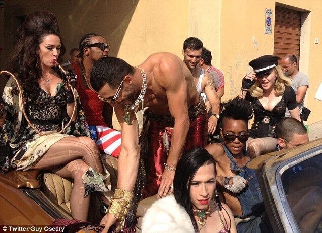 Мадонна снимает новый клип в Италии. Фото