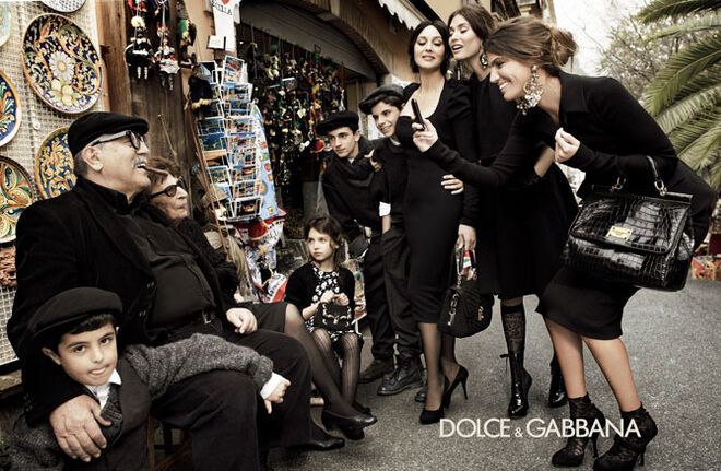 Моника Беллуччи и осень Dolce&Gabbana. Фото