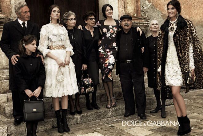 Моника Беллуччи и осень Dolce&Gabbana. Фото