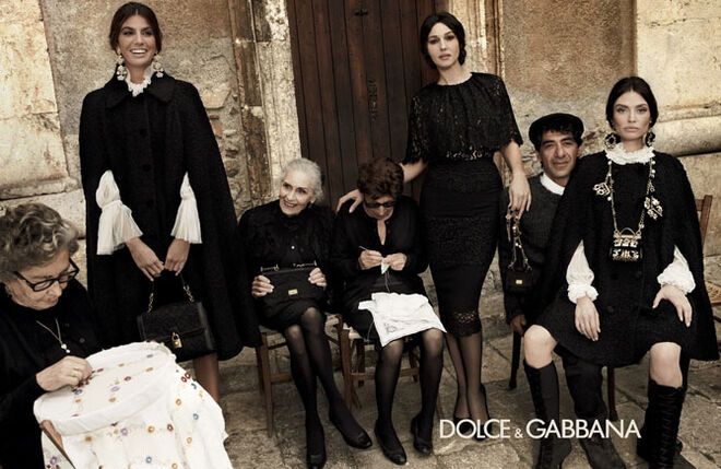 Моника Беллуччи и осень Dolce&Gabbana. Фото