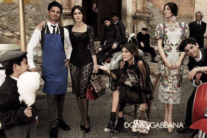 Моника Беллуччи и осень Dolce&Gabbana. Фото