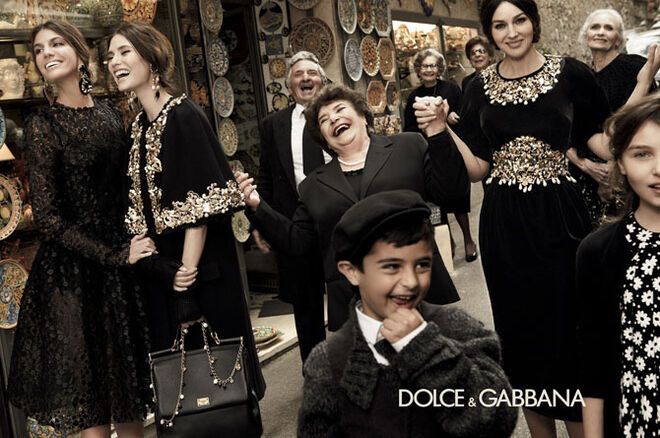 Моника Беллуччи и осень Dolce&Gabbana. Фото