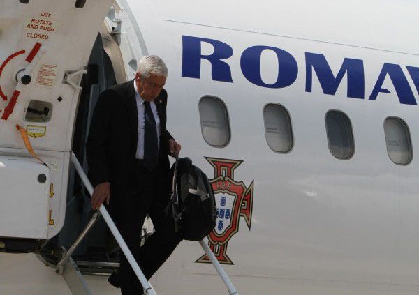 В Донецк прилетела сборная Португалии