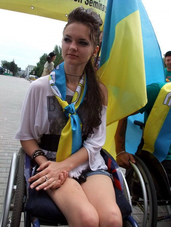 В Донецке стартовал Международный марафон инвалидов на колясках