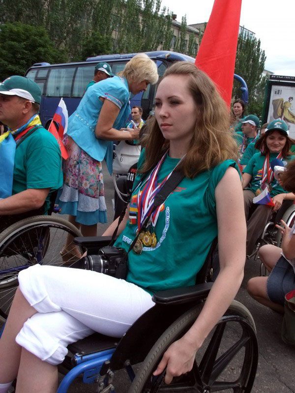 В Донецке стартовал Международный марафон инвалидов на колясках