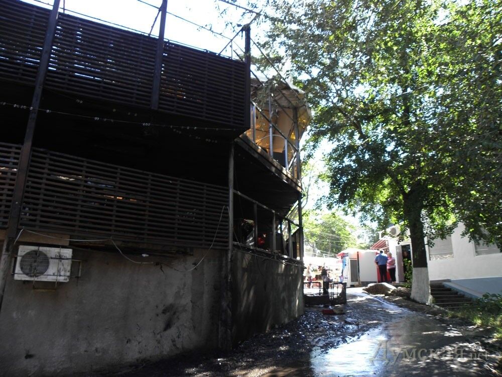 Пожежа в Аркадії: працівники ресторану кажуть про підпал
