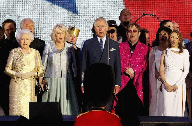 В честь Елизаветы II состоялся грандиозный концерт. Фото