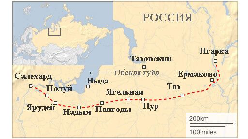 В России хотят оживить "мертвую дорогу" Сталина в Заполярьи
