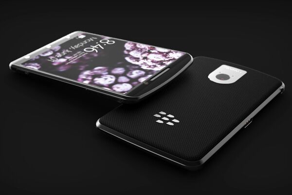 Красивый концепт смартфона BlackBerry под управлением WP8. Фото