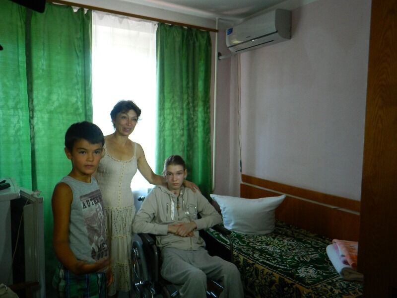Саші Попової в санаторії виділили окрему кімнату