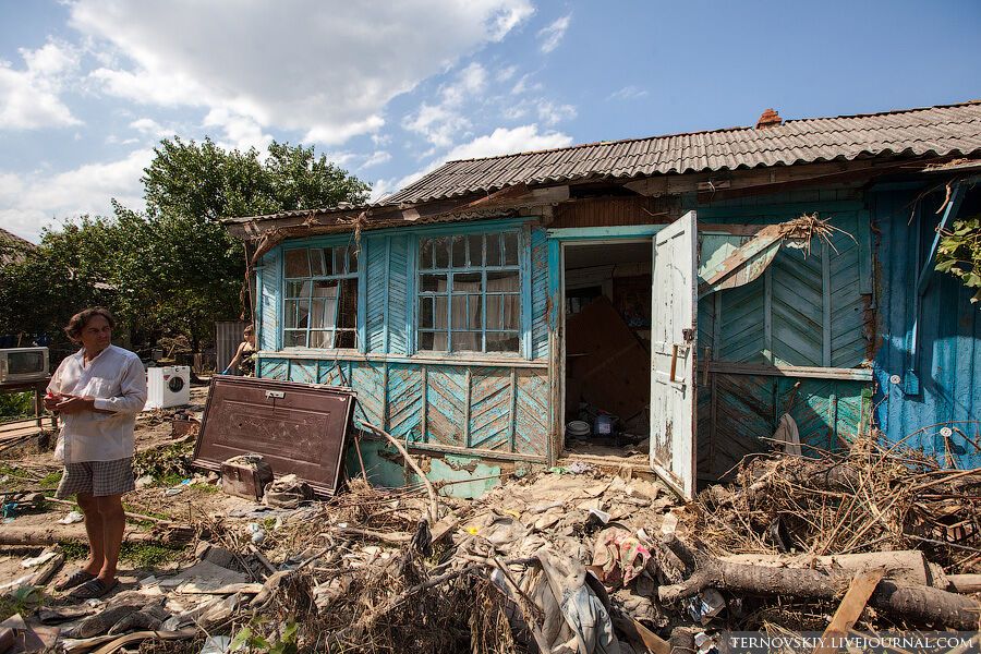 Крымск после наводнения