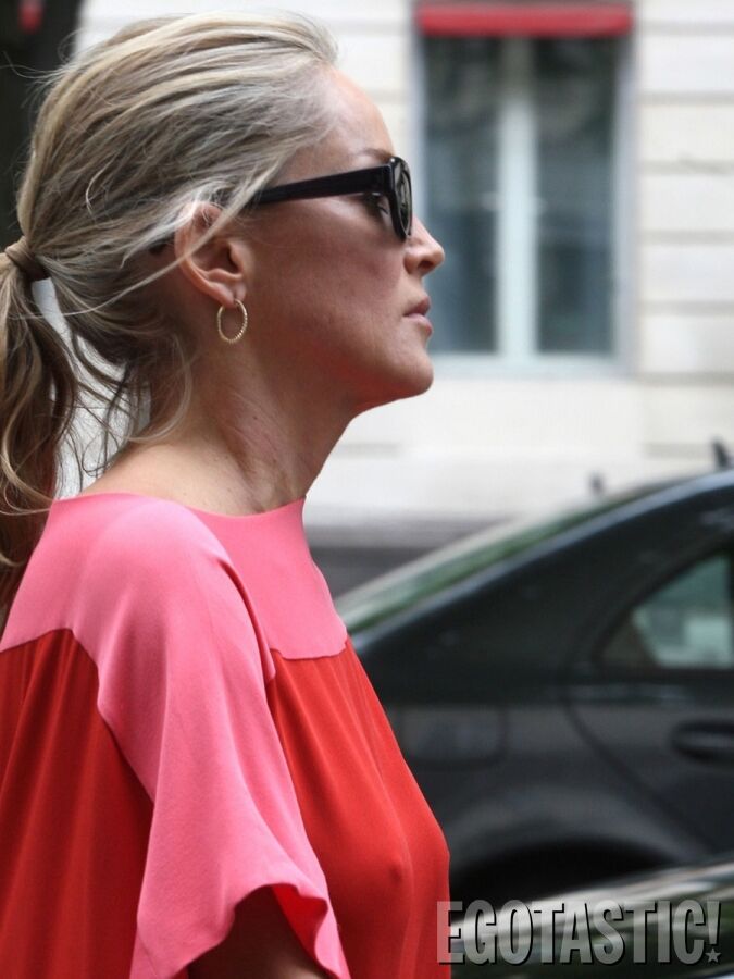 На шестом десятке Шэрон Стоун все еще светит прелестями