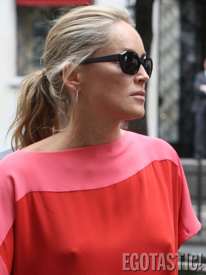 На шестом десятке Шэрон Стоун все еще светит прелестями