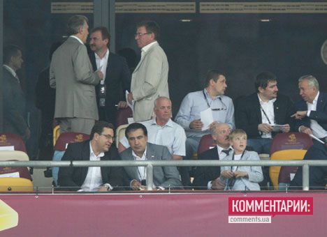 Саакашвили помог избежать скандала на финале Евро-2012