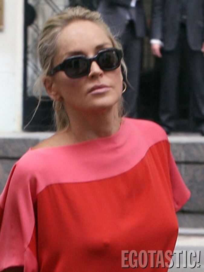 На шестом десятке Шэрон Стоун все еще светит прелестями