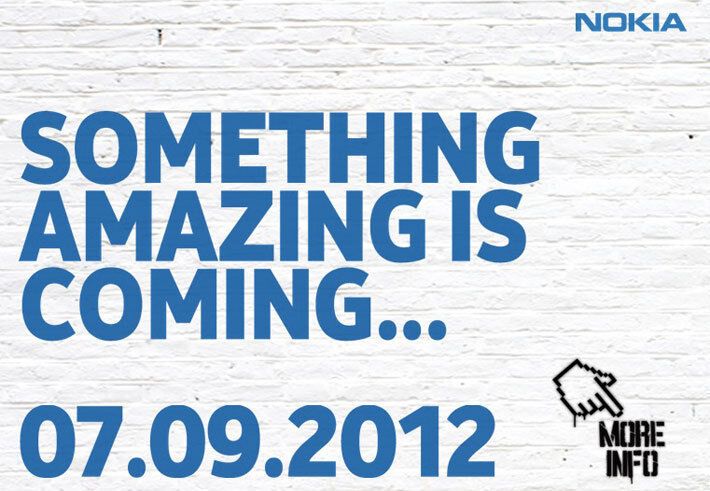 Nokia приглашает  7 сентября "на что-то удивительное". Фото