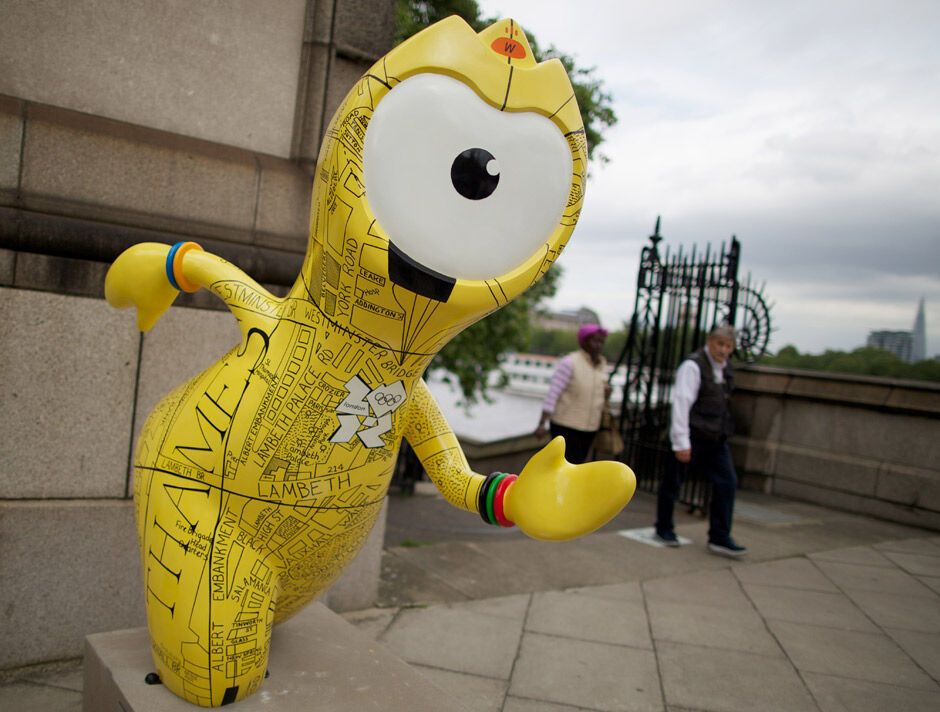 Пугающие талисманы Олимпиады захватывают Лондон