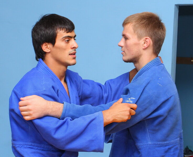 Олимпиец провел тренировку для молодых киевских дзюдоистов