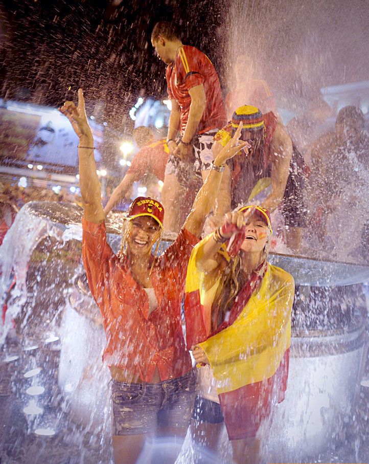 Торжественное чествование сборной Испании