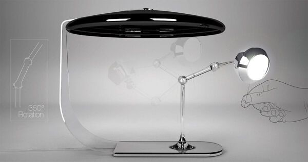 Дизайнерский светильник двойного назначения. ФОТО