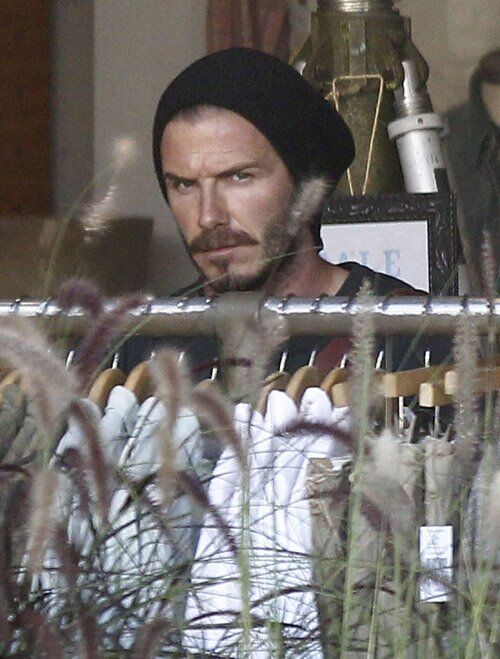 Дэвид Бекхэм отправился на шопинг. Фото