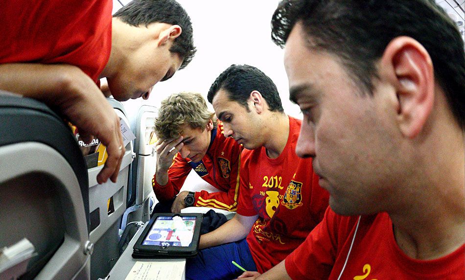 Торжественное чествование сборной Испании