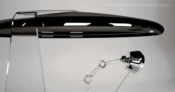 Дизайнерский светильник двойного назначения. ФОТО