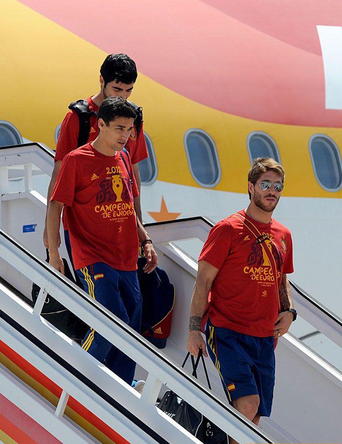 Торжественное чествование сборной Испании