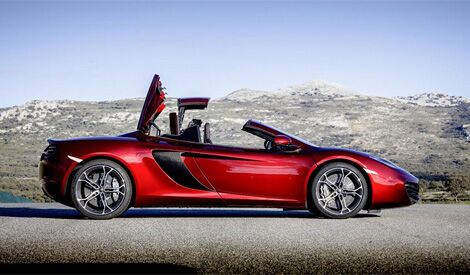 У суперкара McLaren MP4-12C появилась версия без крыши