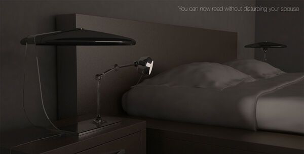 Дизайнерский светильник двойного назначения. ФОТО