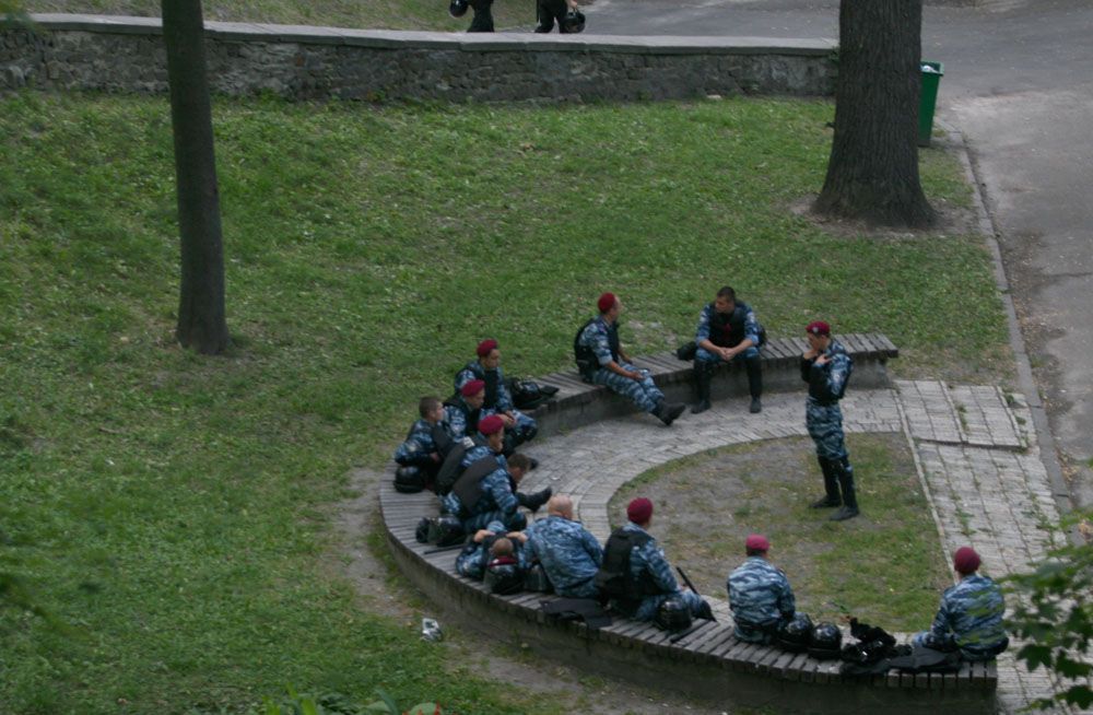 Второй день протестов под Укрдомом