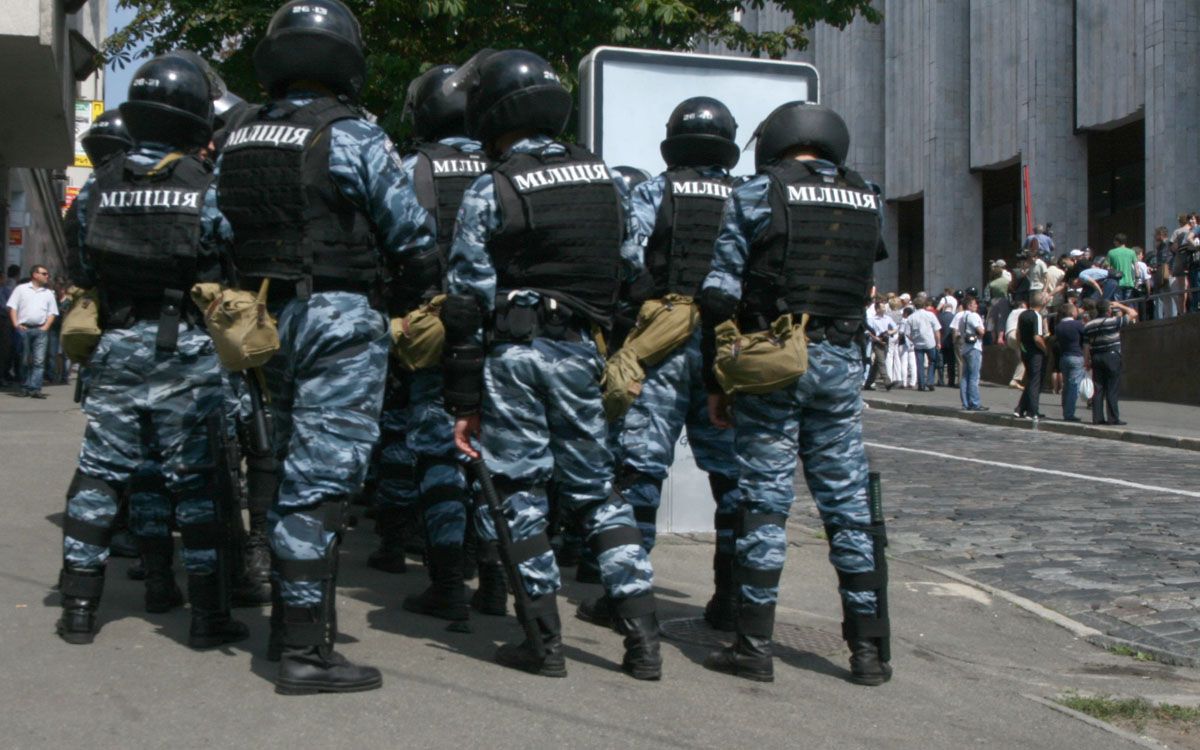 Протесты под Украинским домом